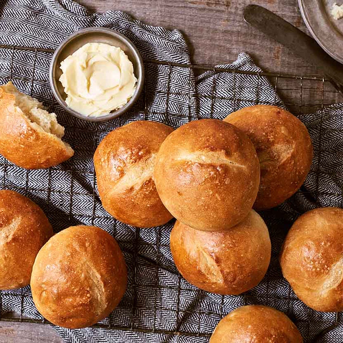 Crusty European-Style Hard Rolls