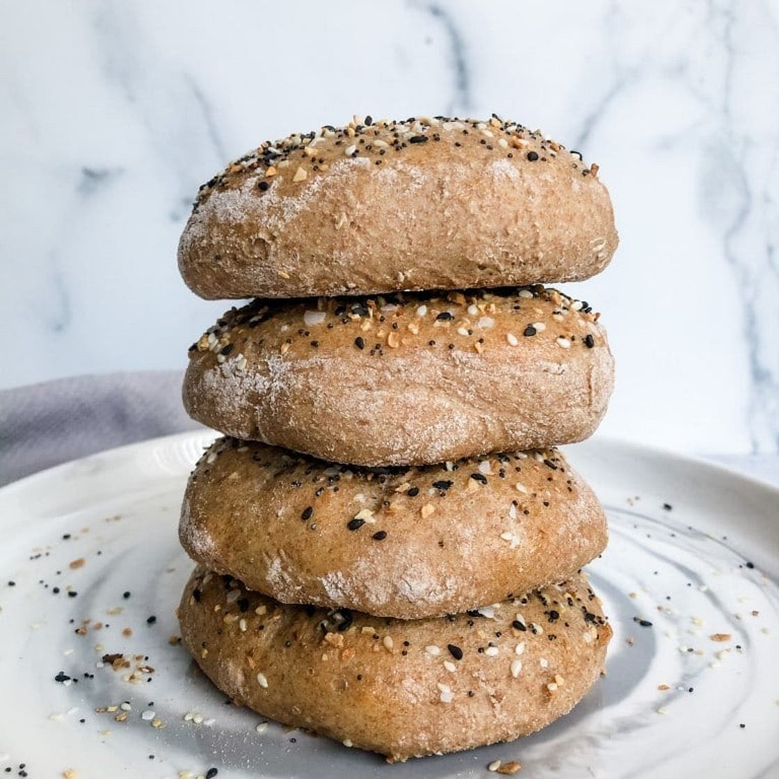 Healthy Four Ingredient Bagels