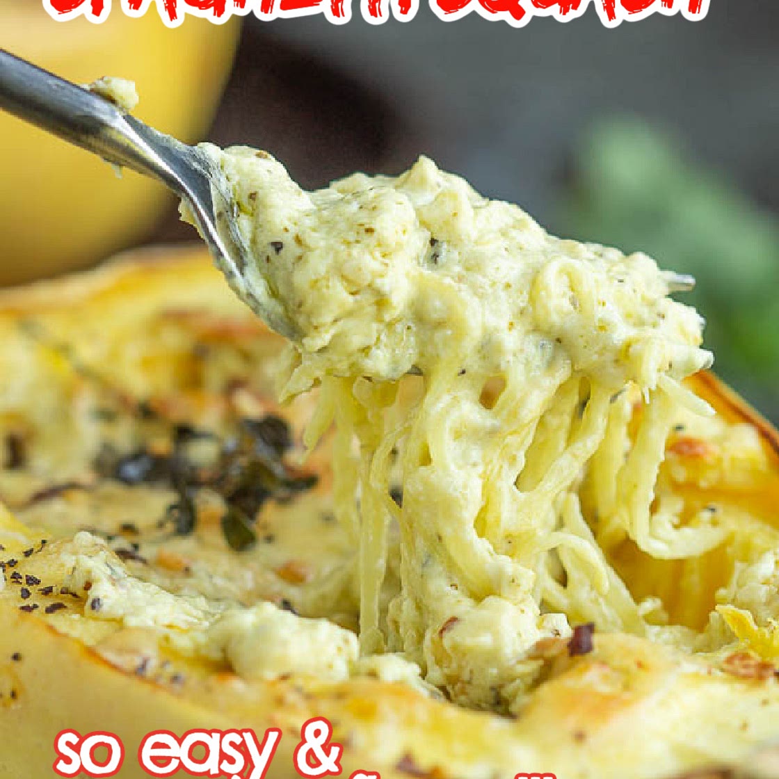 Cheesy Garlic Spaghetti Squash