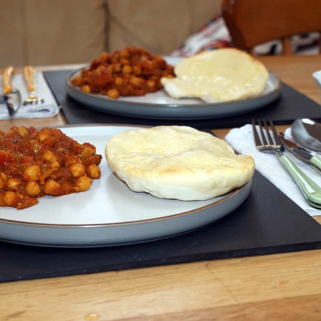 Chole Masala & Nan