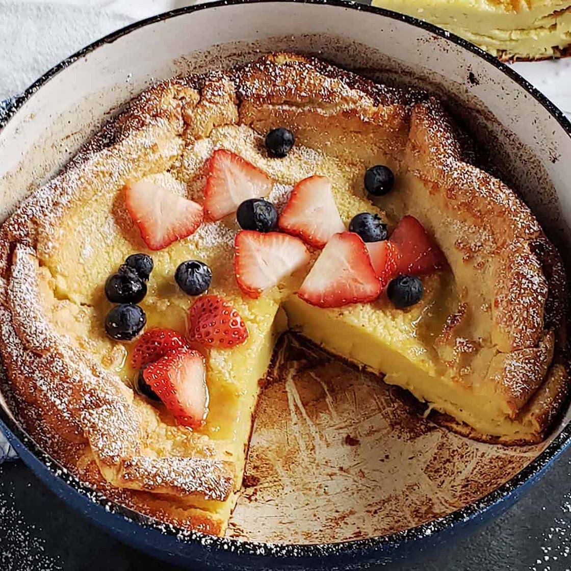 Sourdough Discard Dutch Baby or German Pancake