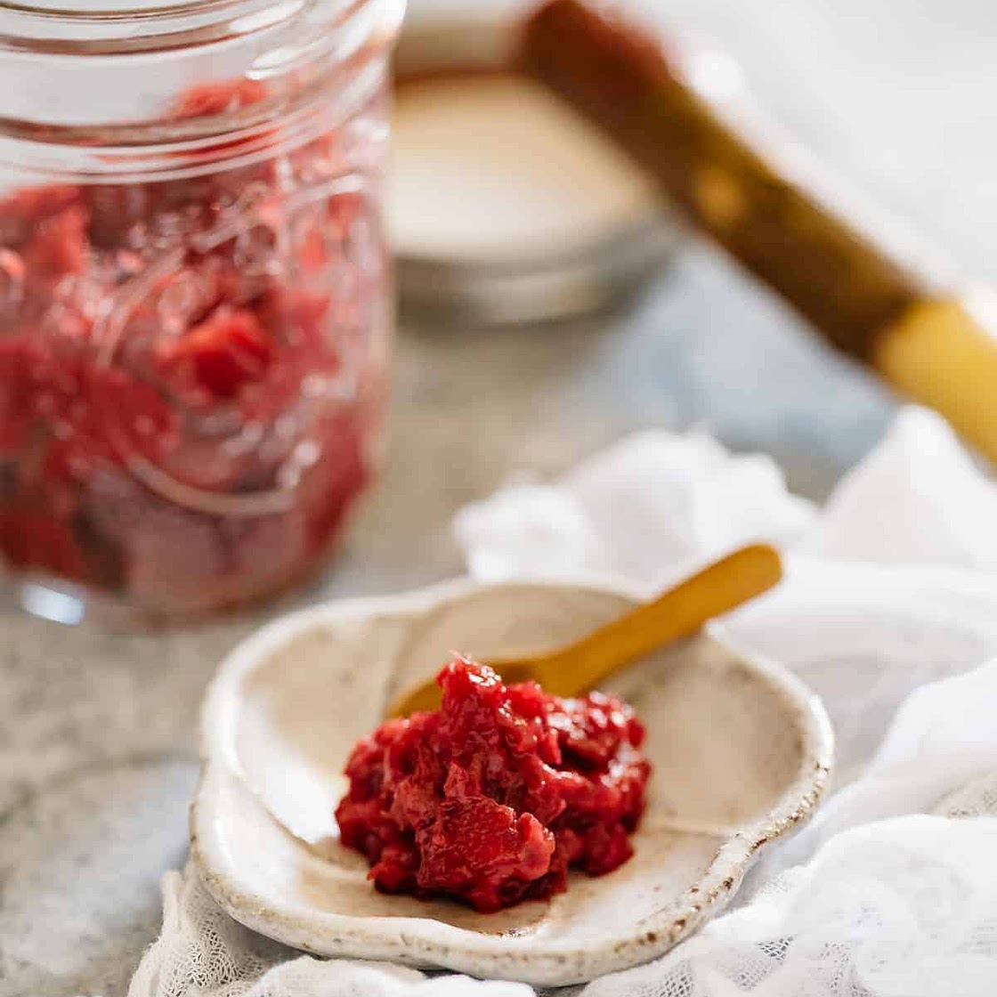 Umeboshi Rhubarb 梅干しもどき