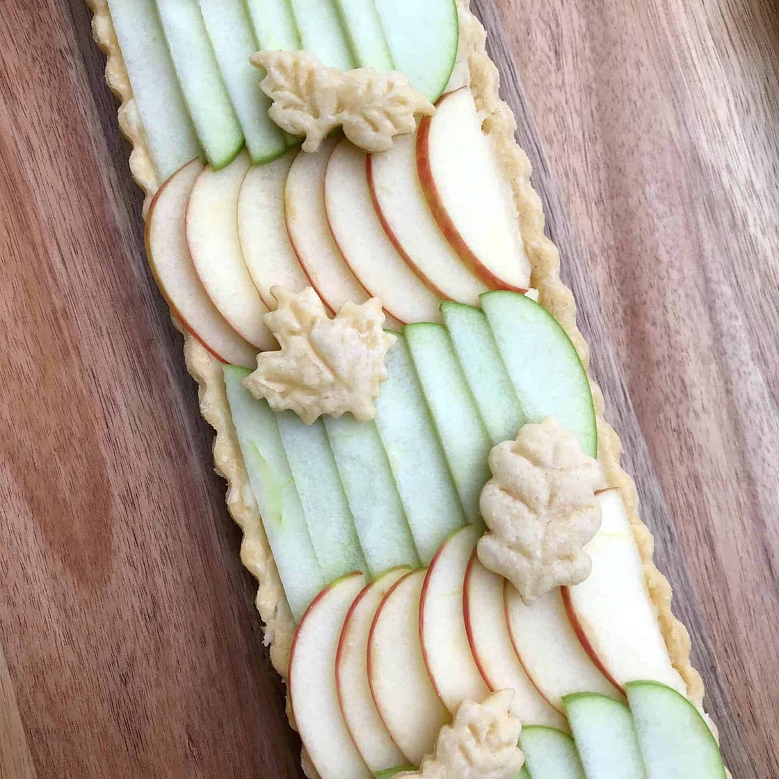 Apple Maple Custard Tart