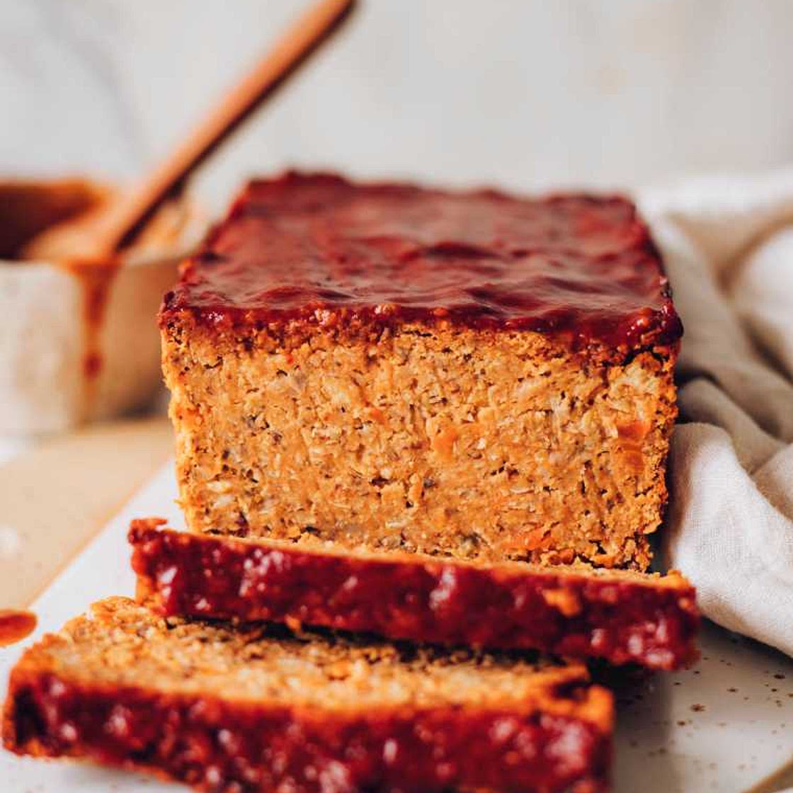 Easy Vegan Chickpea Meatloaf
