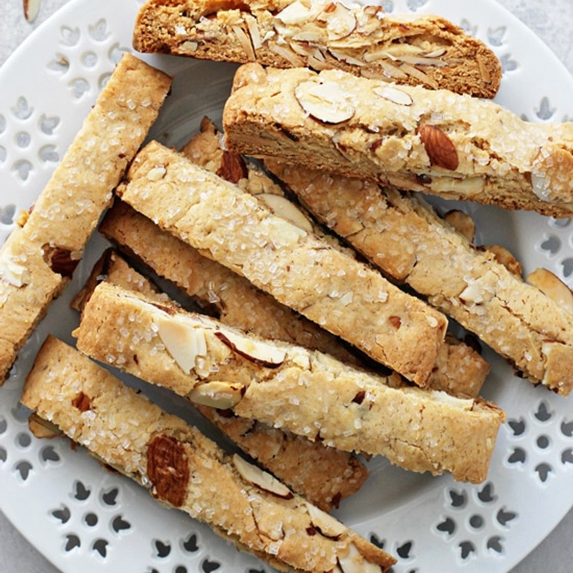 Vanilla Almond Vegan Biscotti