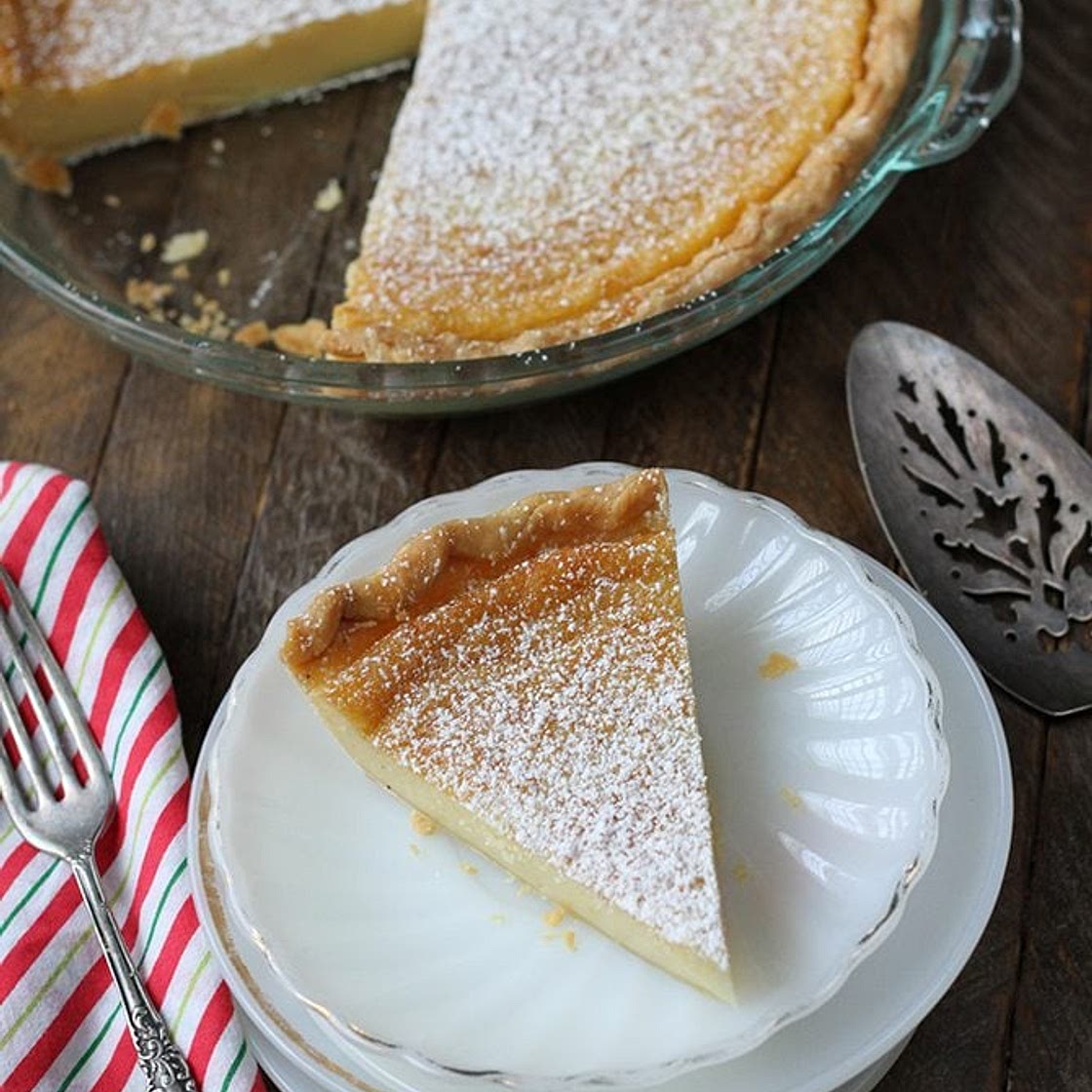 Eggnog Chess Pie