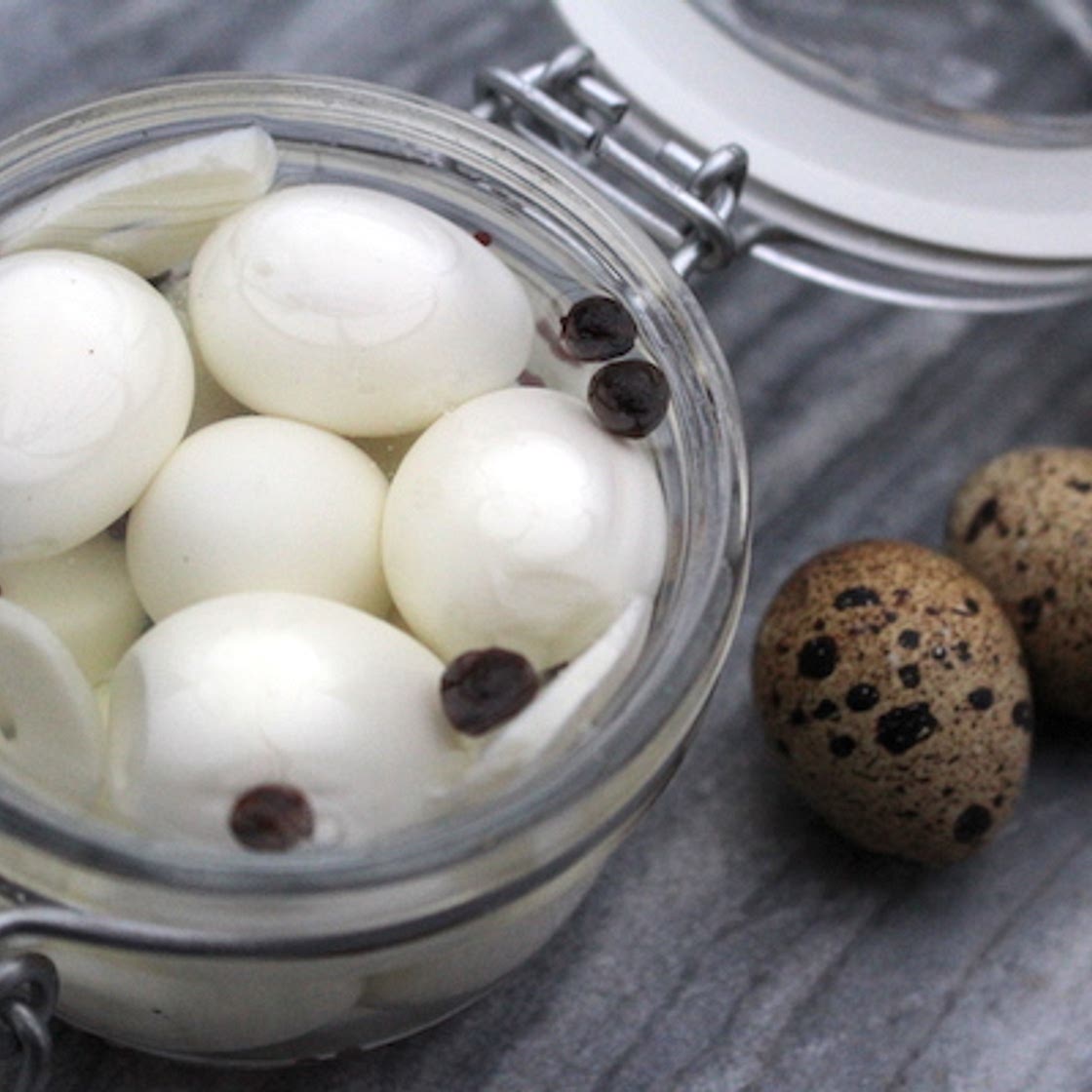 Pickled Quail Eggs