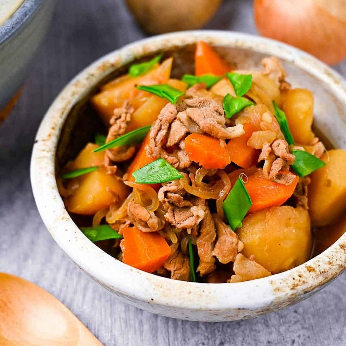 Authentic Nikujaga (Japanese Meat and Potato Stew)