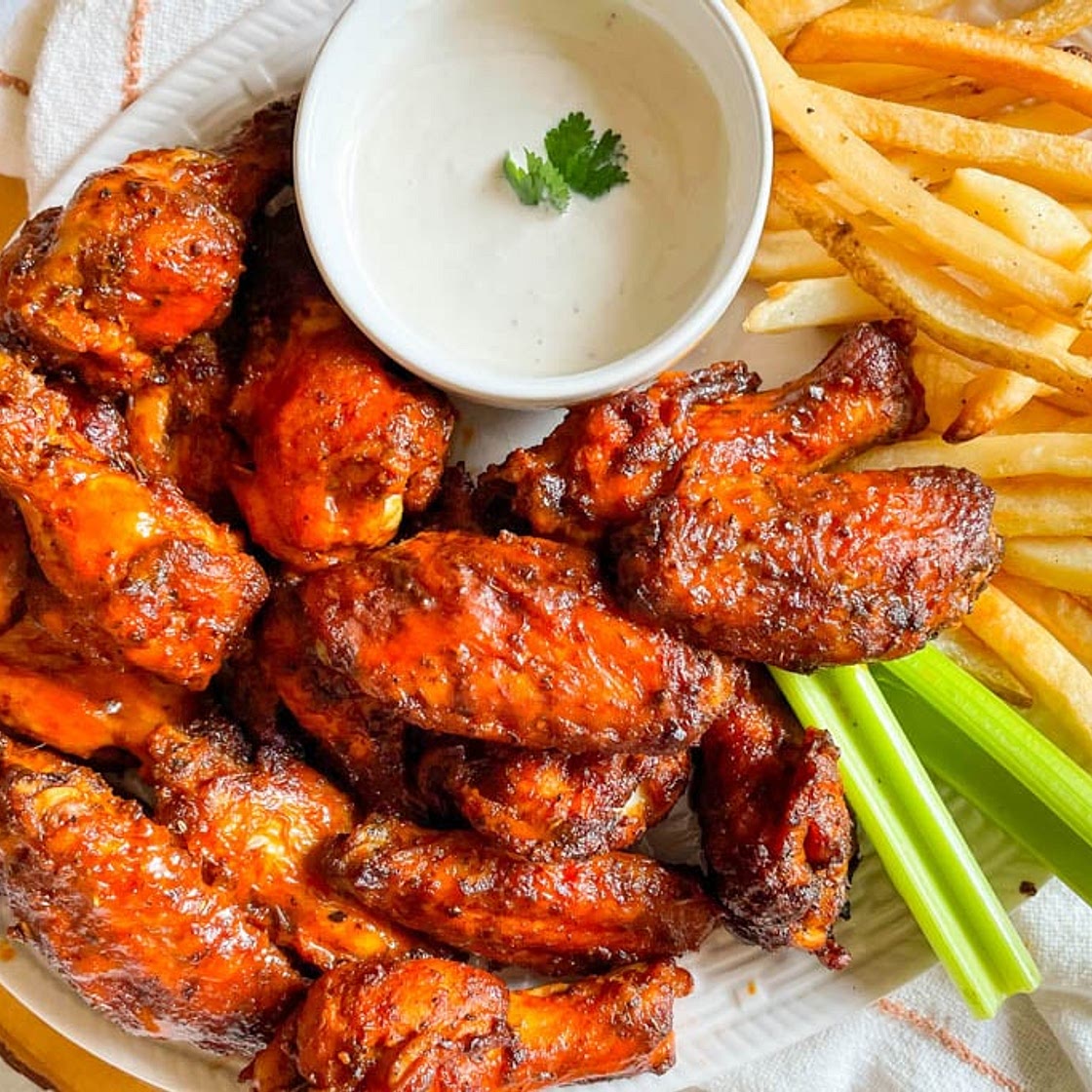 Air Fryer Buffalo Chicken Wings (Gluten-Free)