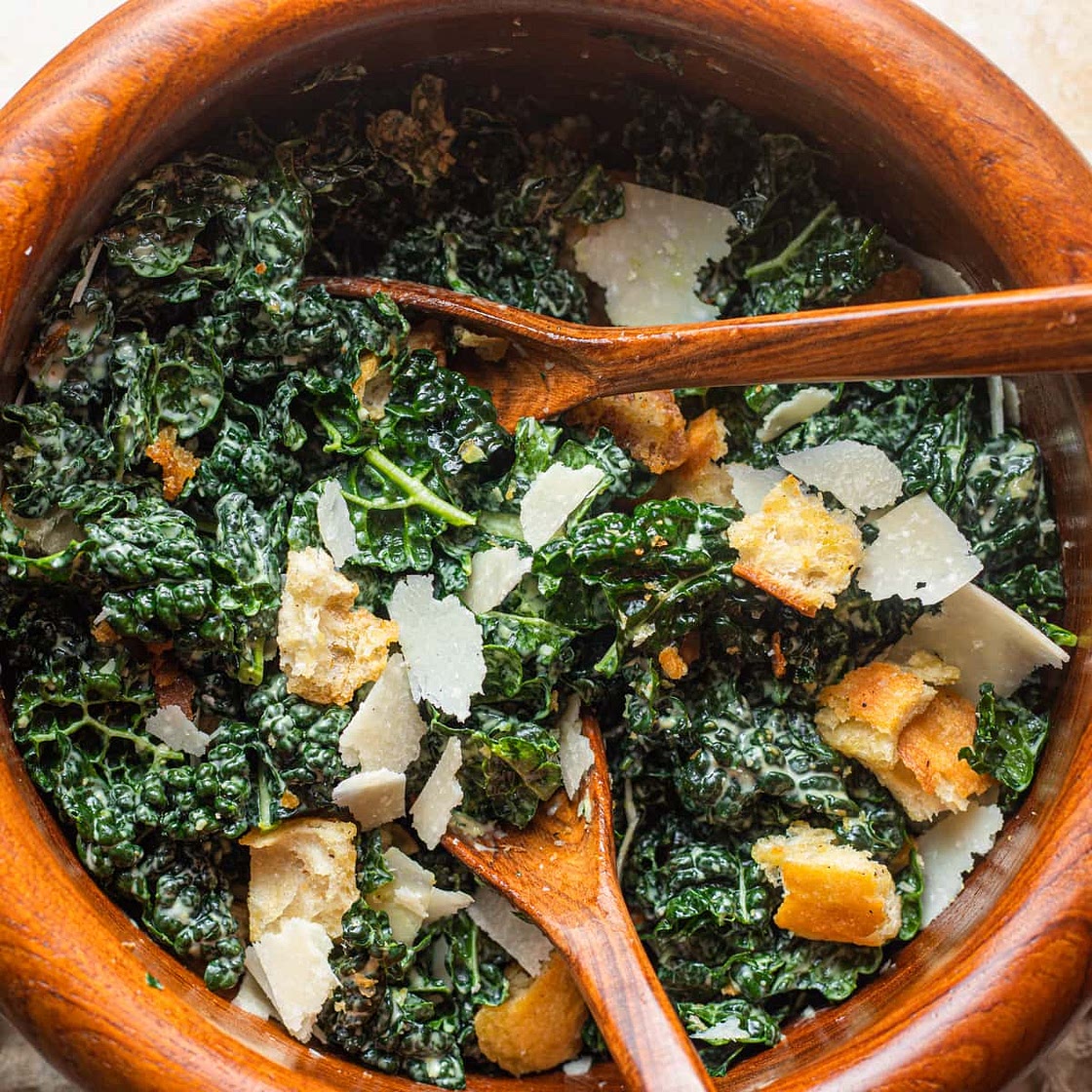 Kale Caesar Salad