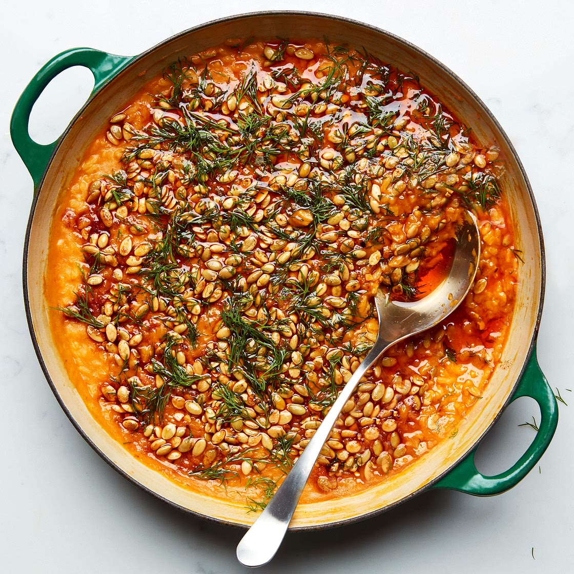 Squash Risotto With Pepitas