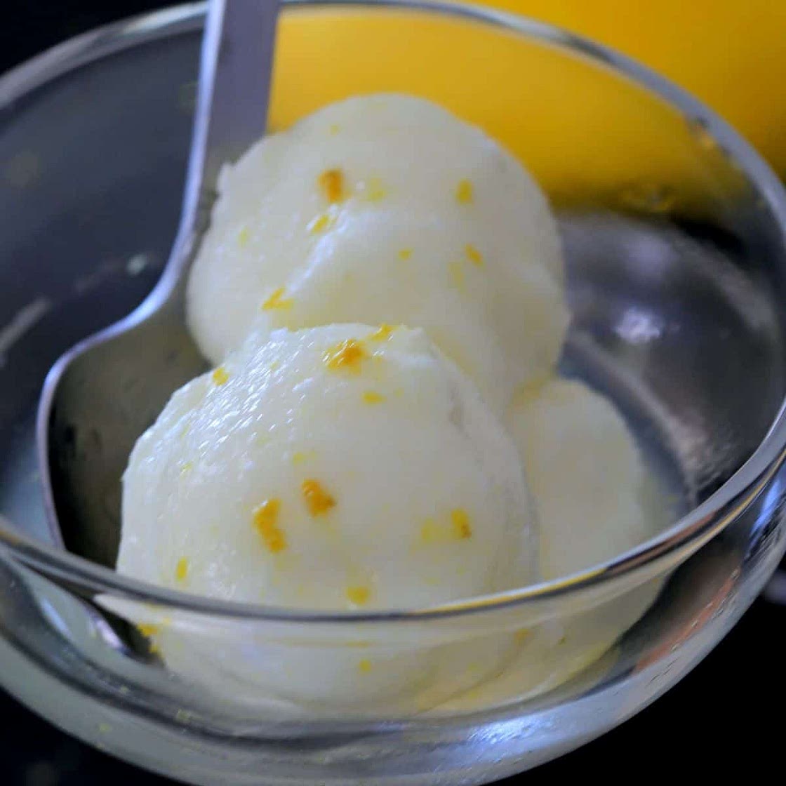 Ninja Creami Lemon Sorbet (Sugar Free)
