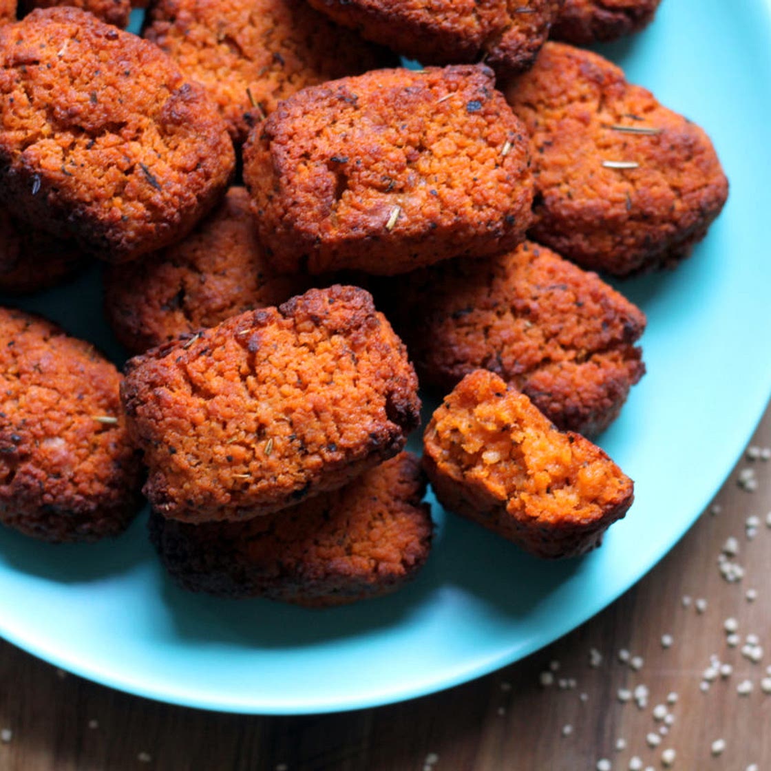 4 Ingredient Cheese & Tomato Couscous Nuggets for Babies