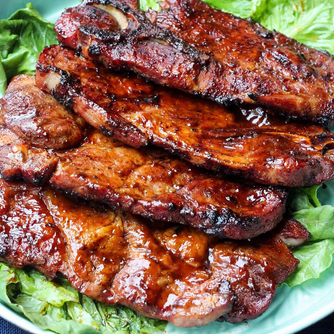 The Best Barbecued Pork Steaks