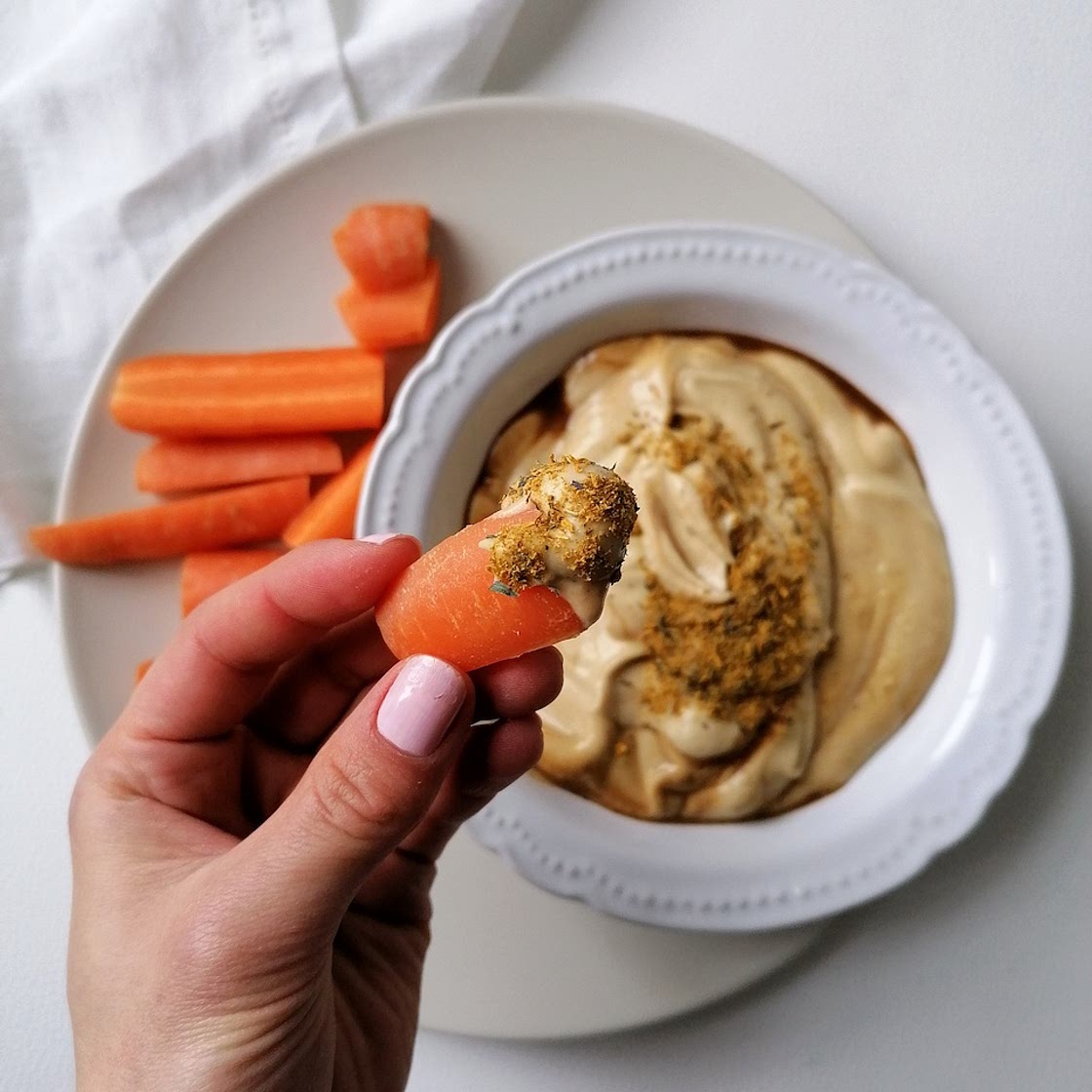 Cremiger Hummus ohne Öl