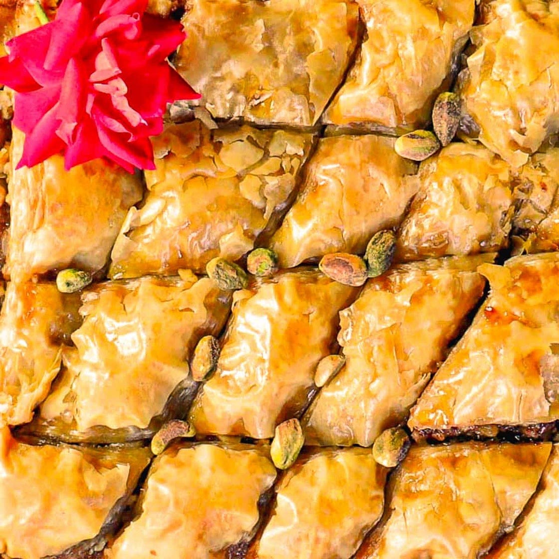 Vegan Pistachio Baklava