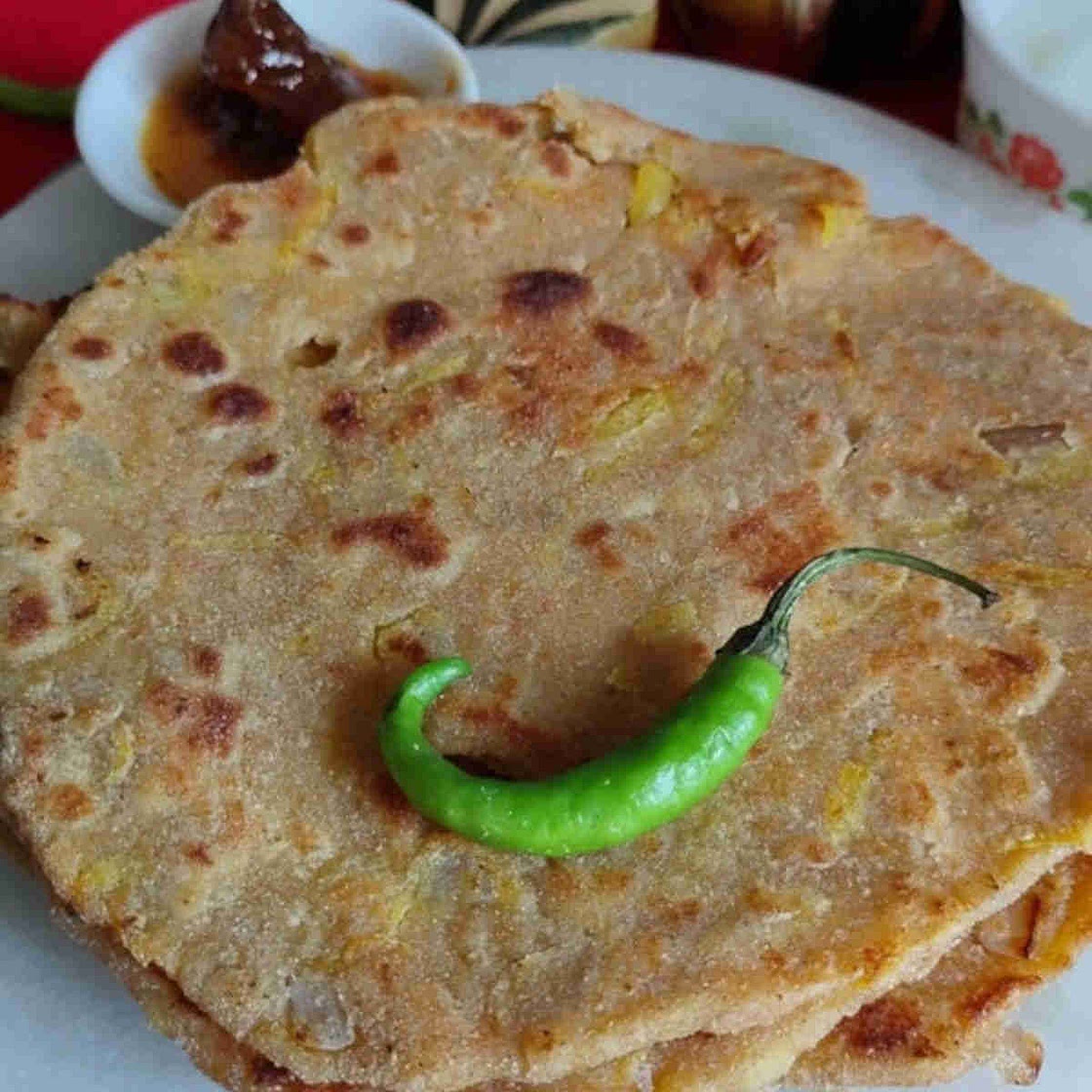 Pumpkin Paratha | Indian Pumpkin Flatbread Recipe