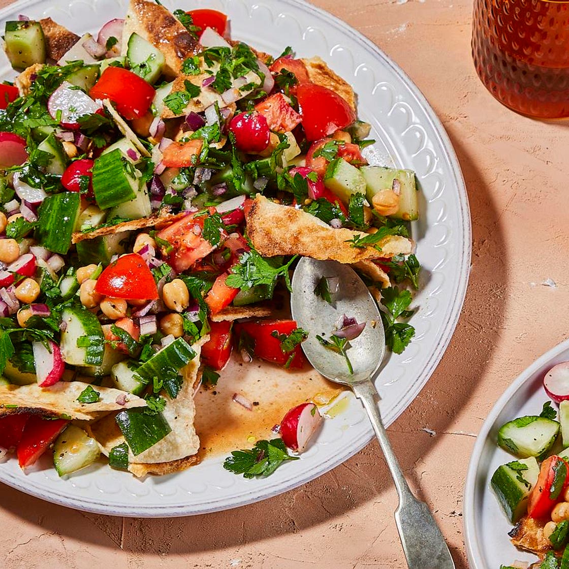 Chickpea fattoush