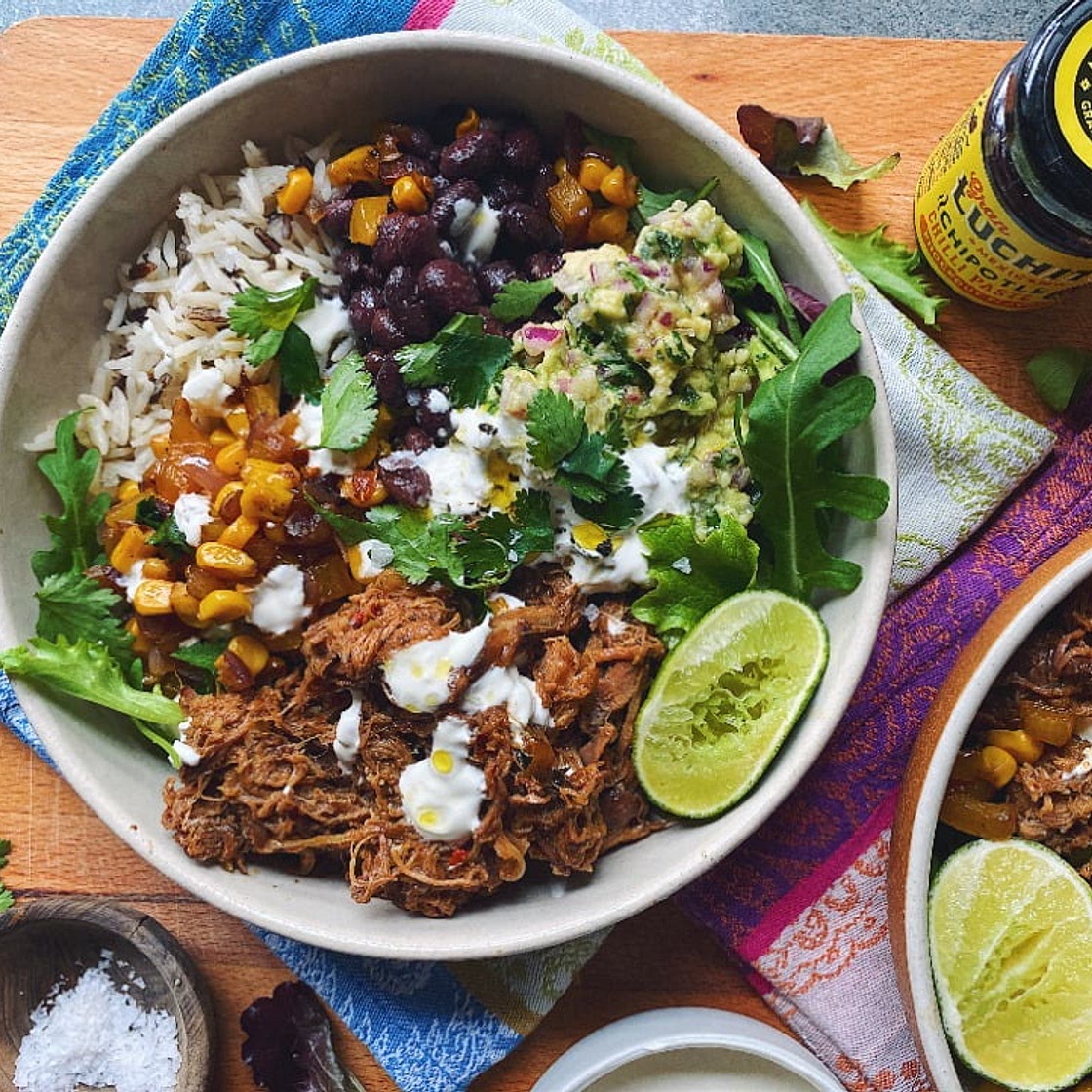 Pulled Pork Burrito Bowl