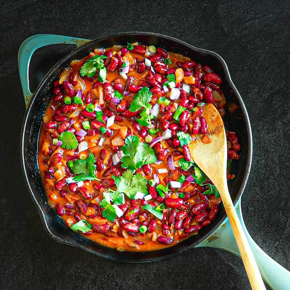 Lubya: One Pot Afghan Red Kidney Bean Curry