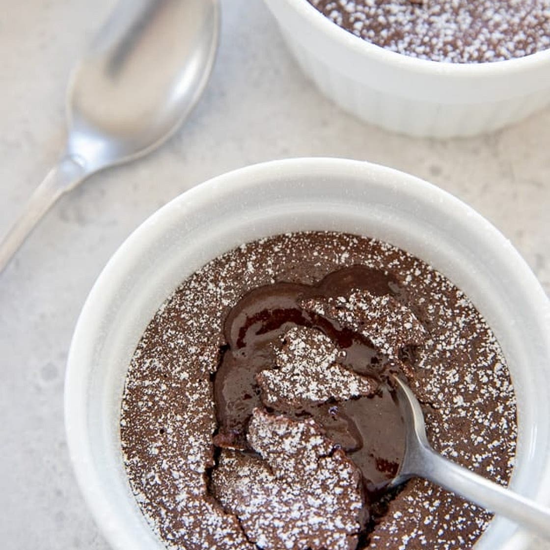 Healthy Chocolate Lava Cakes