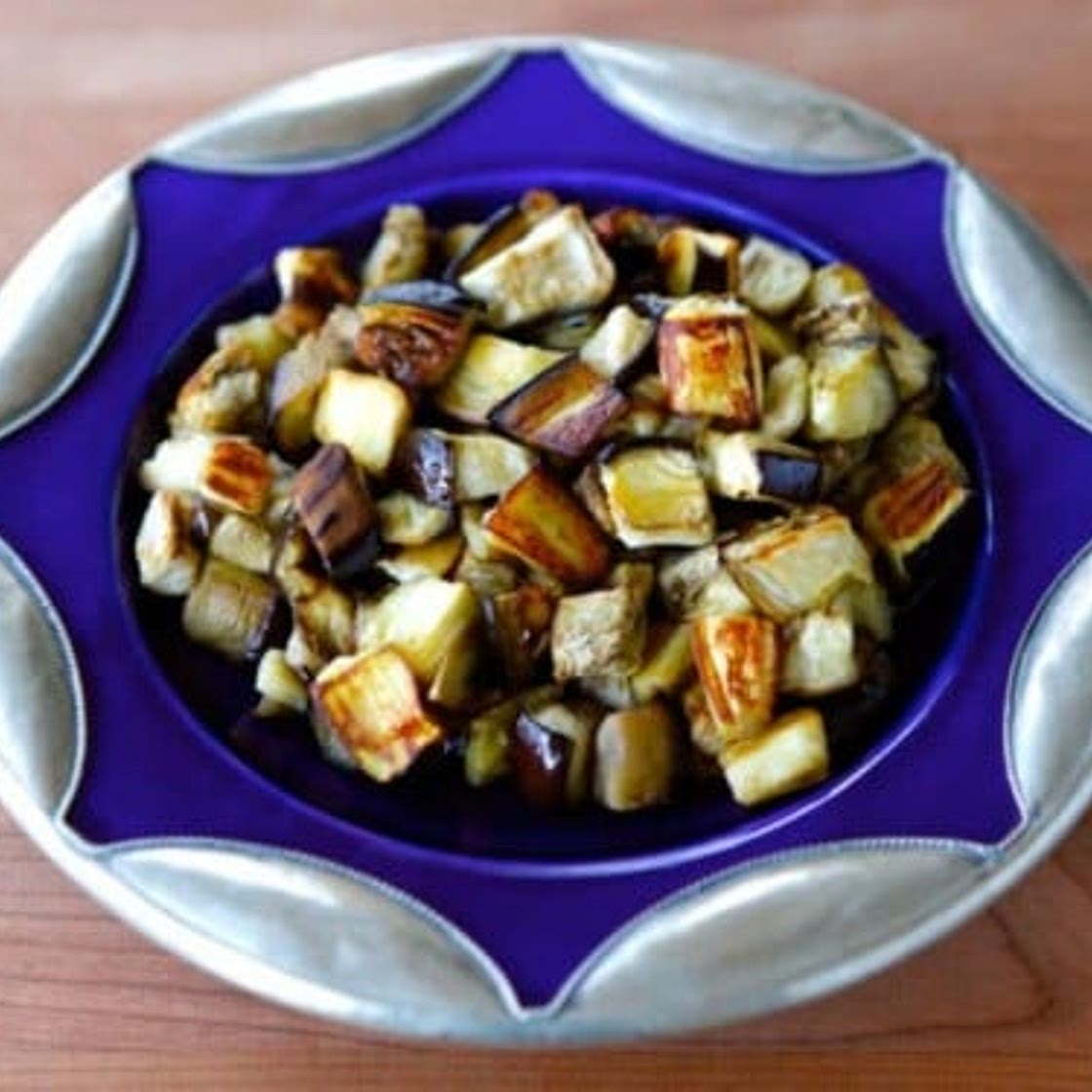 How to Roast Eggplant Cubes