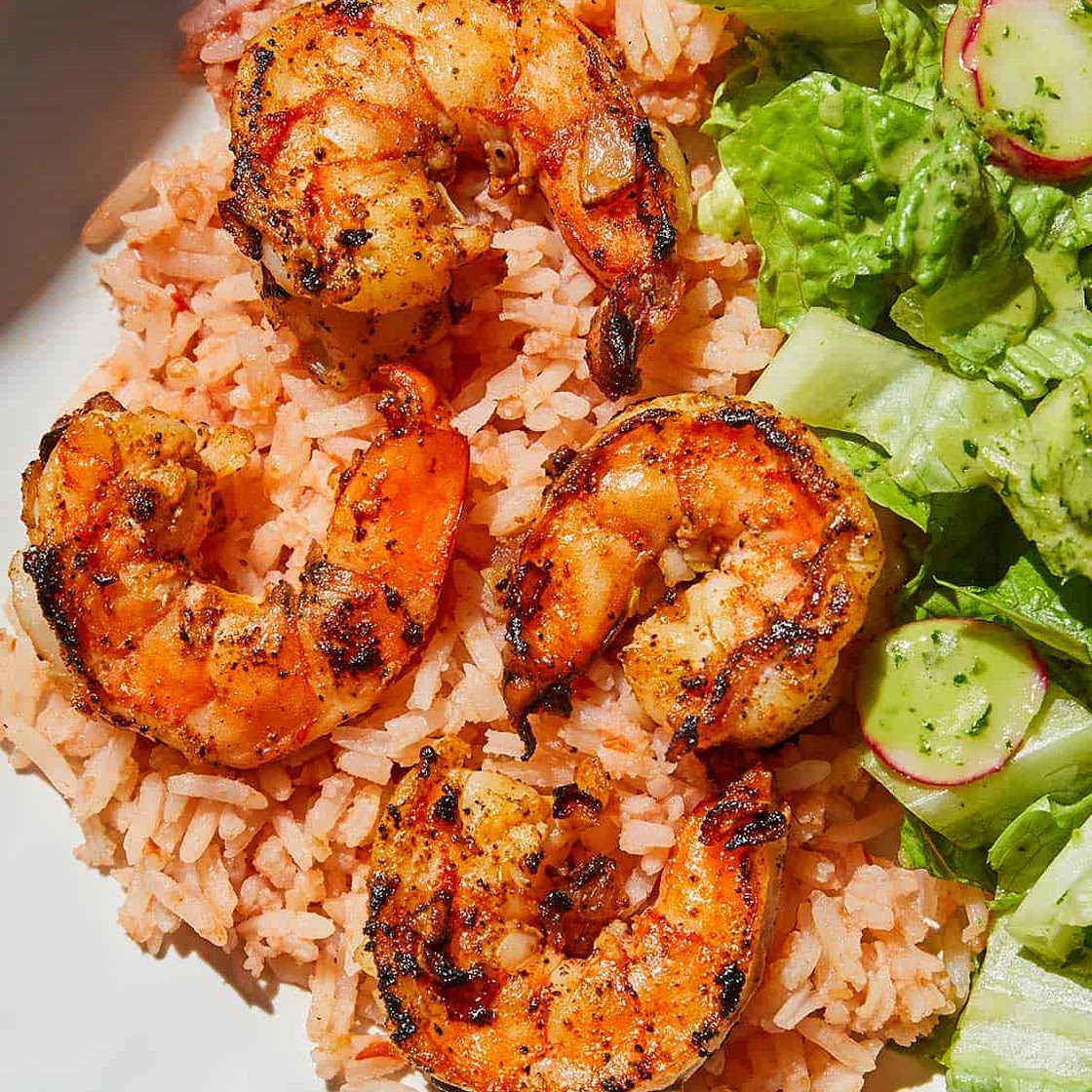 Mexican Style Shrimp and Rice
