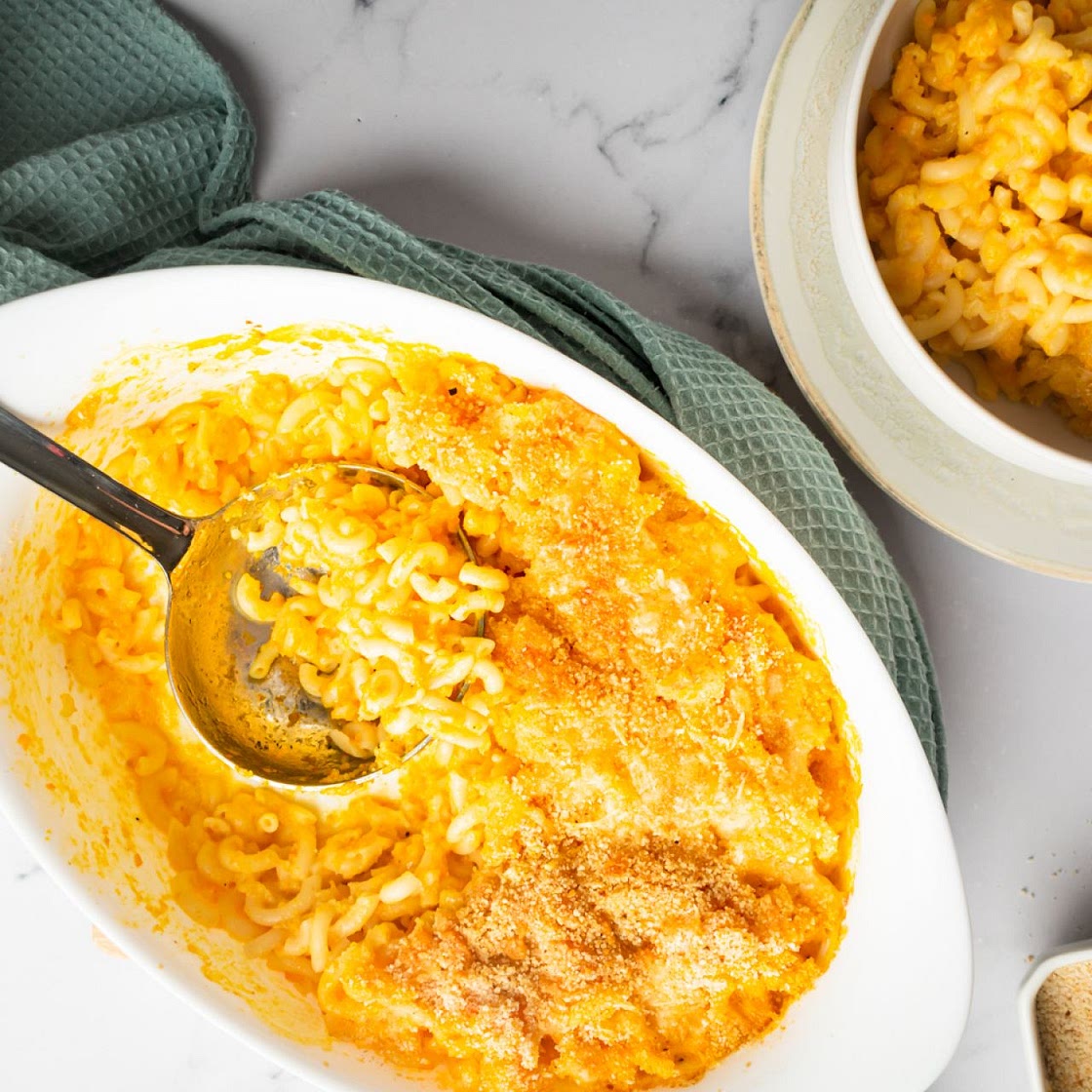 Cheddar and Carrot Mac and Cheese