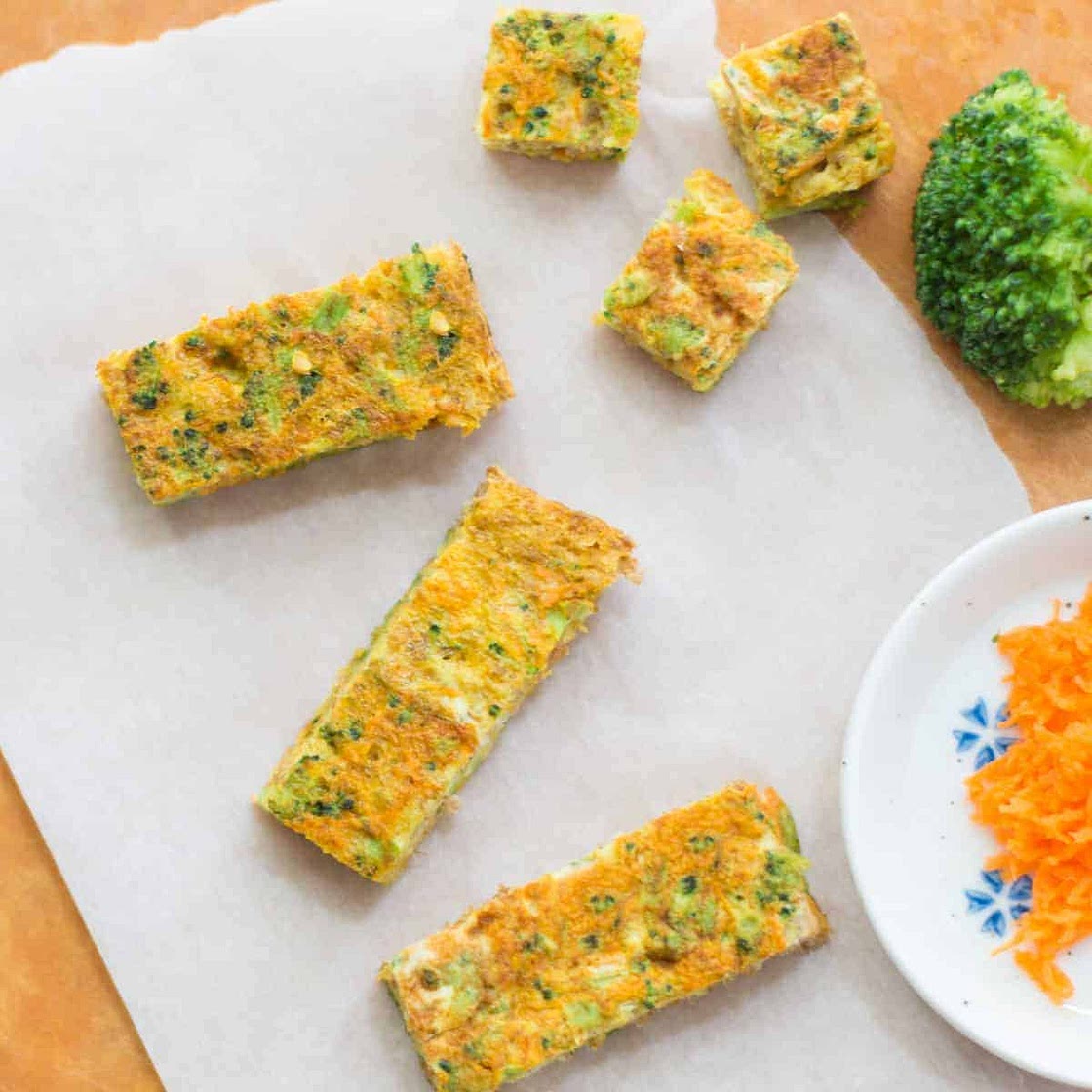 Vegetable baby French toast