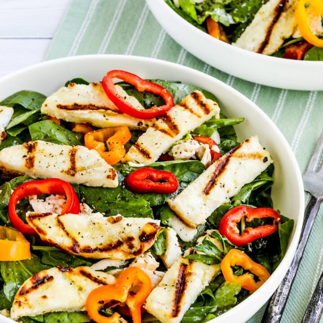 Grilled Halloumi Salad