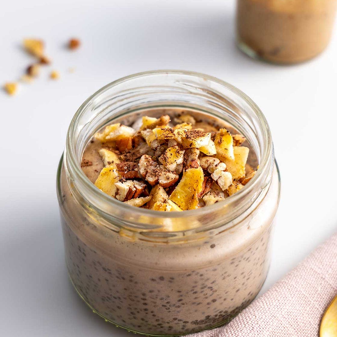 Banoffee Chia Pudding with Milky Date Caramel
