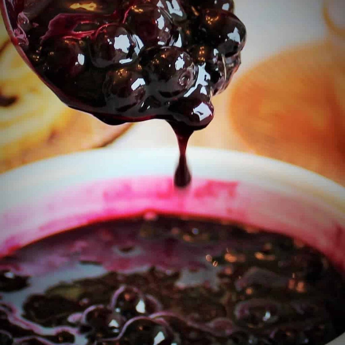 Blueberry Sauce with Maple Syrup