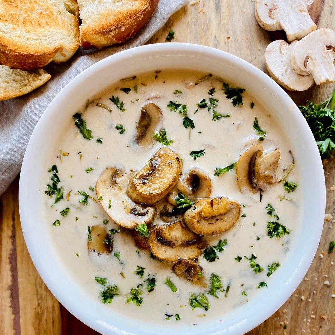 Healthy Mushroom Soup Recipe