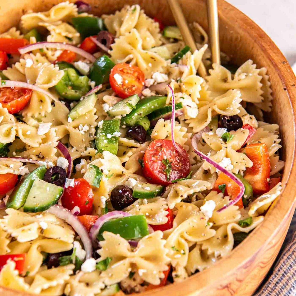 Easy Greek Pasta Salad