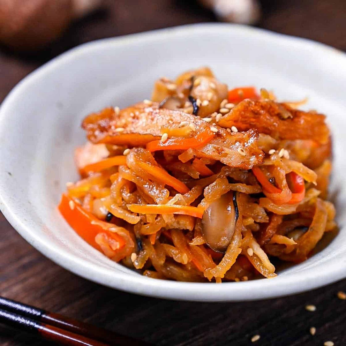 Simmered Kiriboshi Daikon Radish