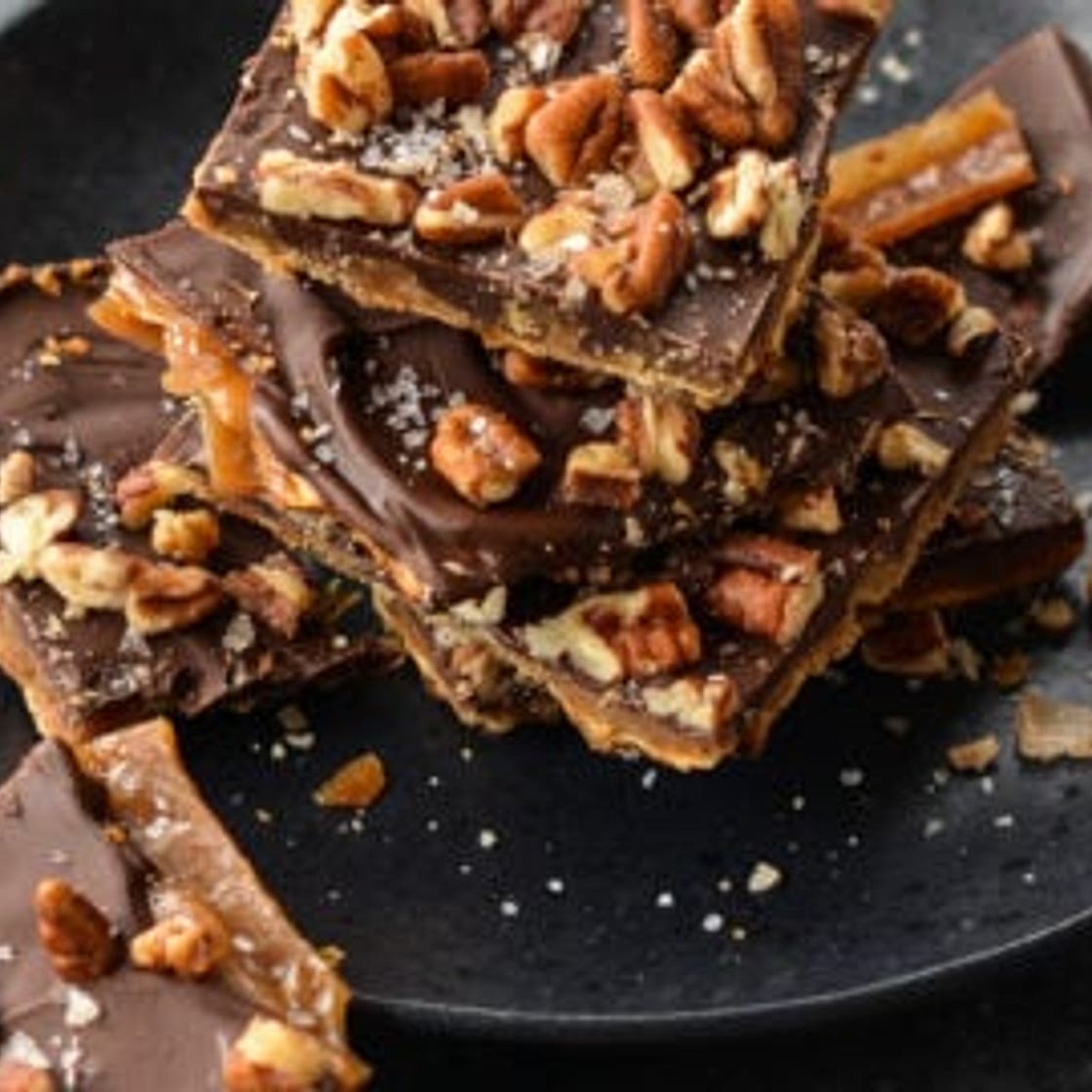 Chocolate Toffee Matzo Crack