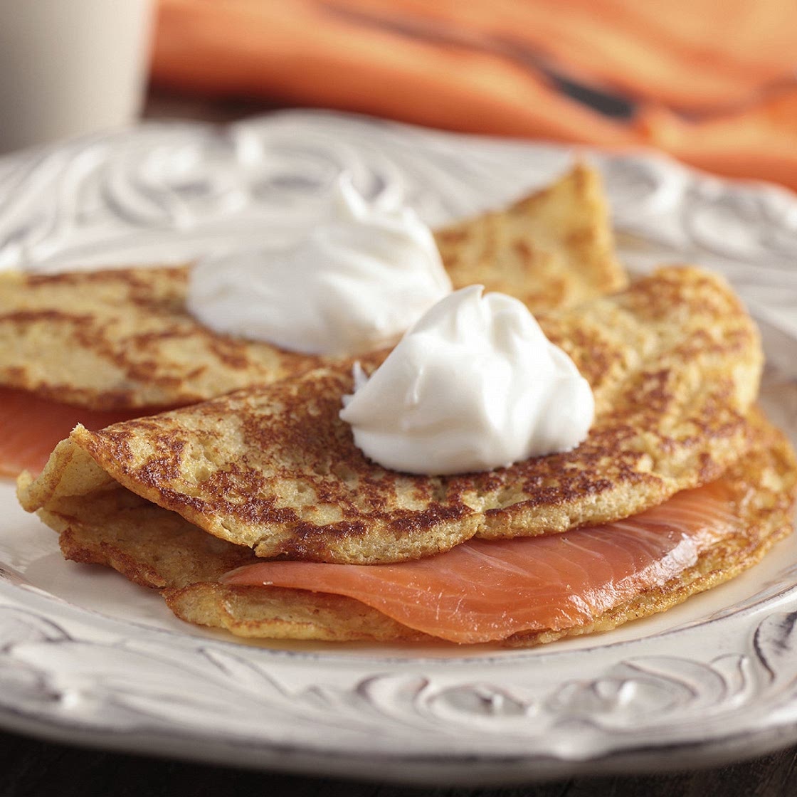 Blinis au saumon fumé sauvage d'Ecosse