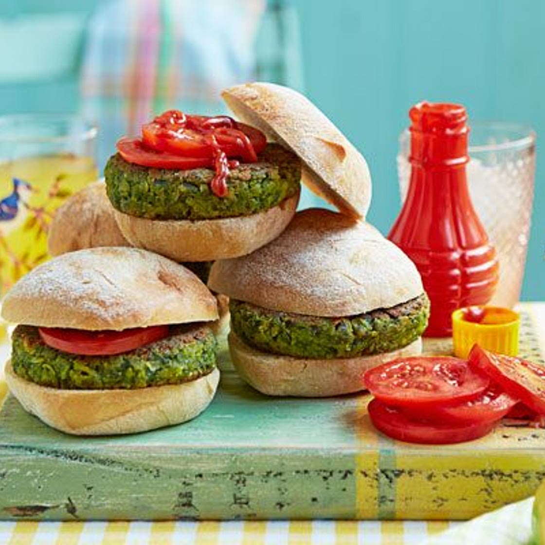 Green burgers