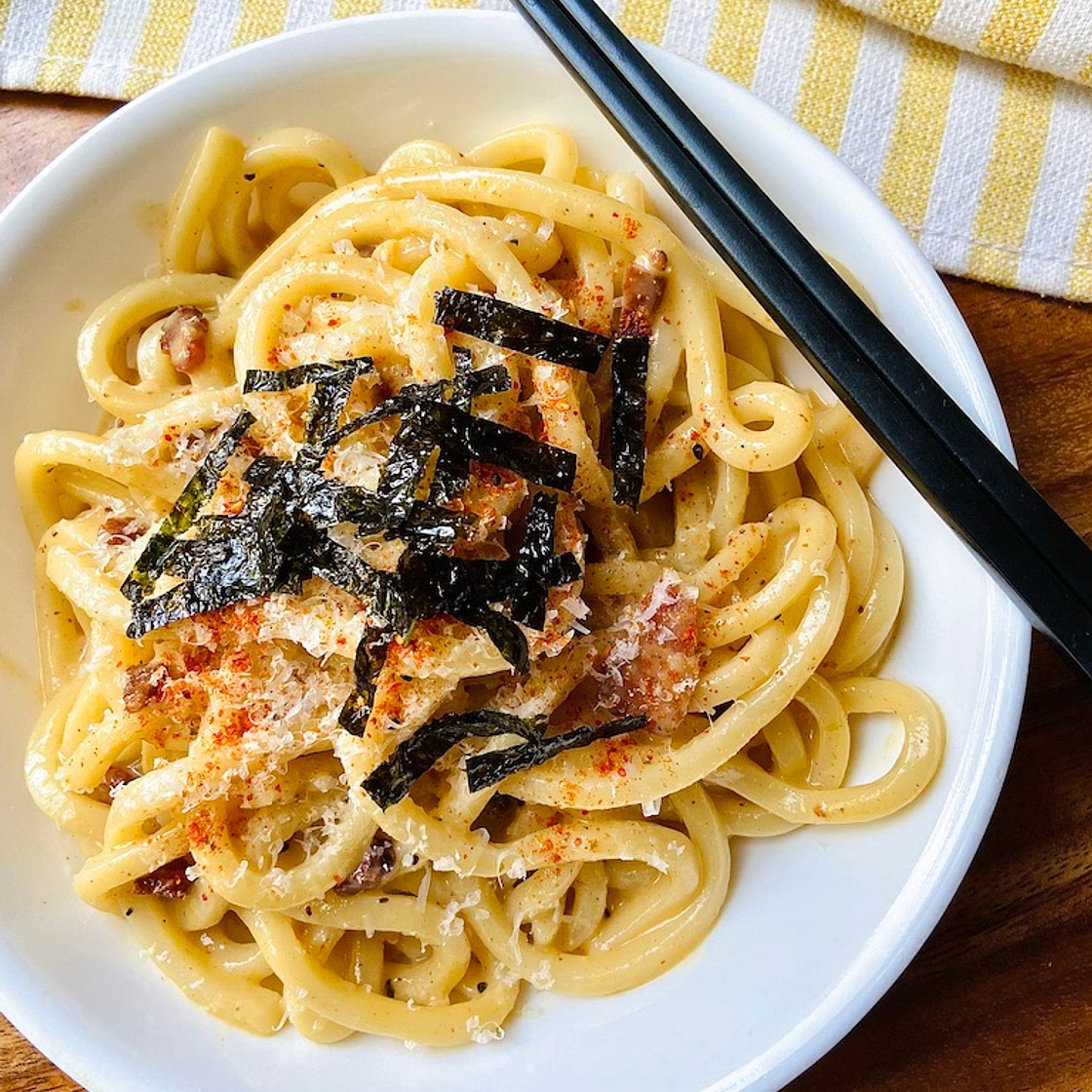 Miso Udon Carbonara