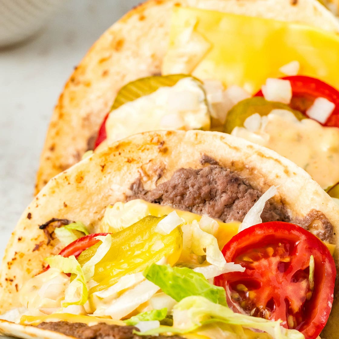 Viral Smash Burger Taco