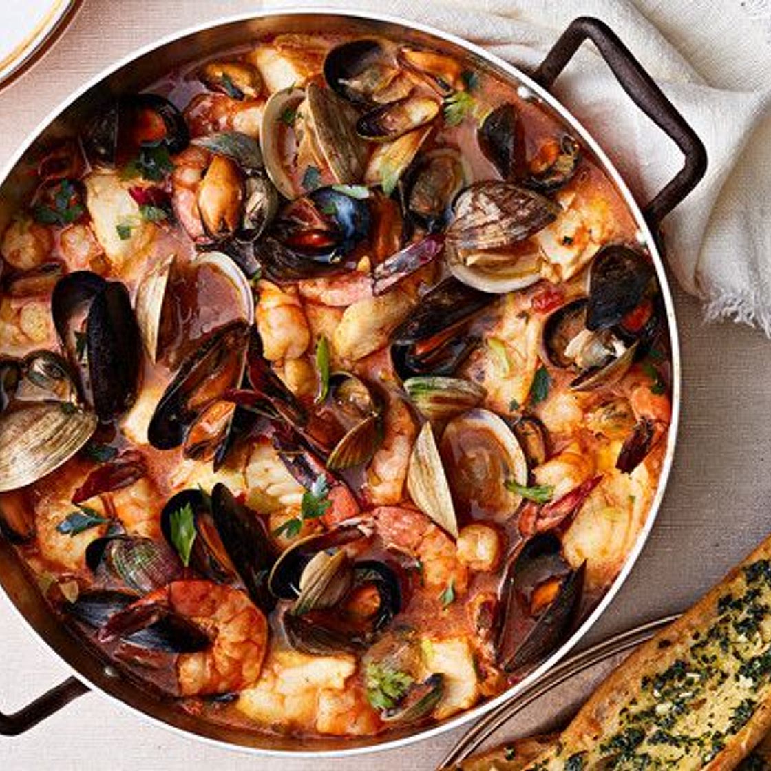 Saffron-and-Orange-Scented Seafood Stew