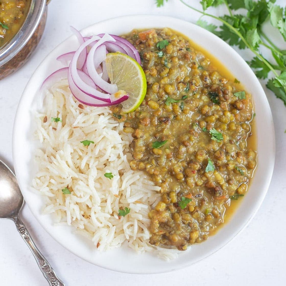 Green Moong Dal (Mung Bean Curry)