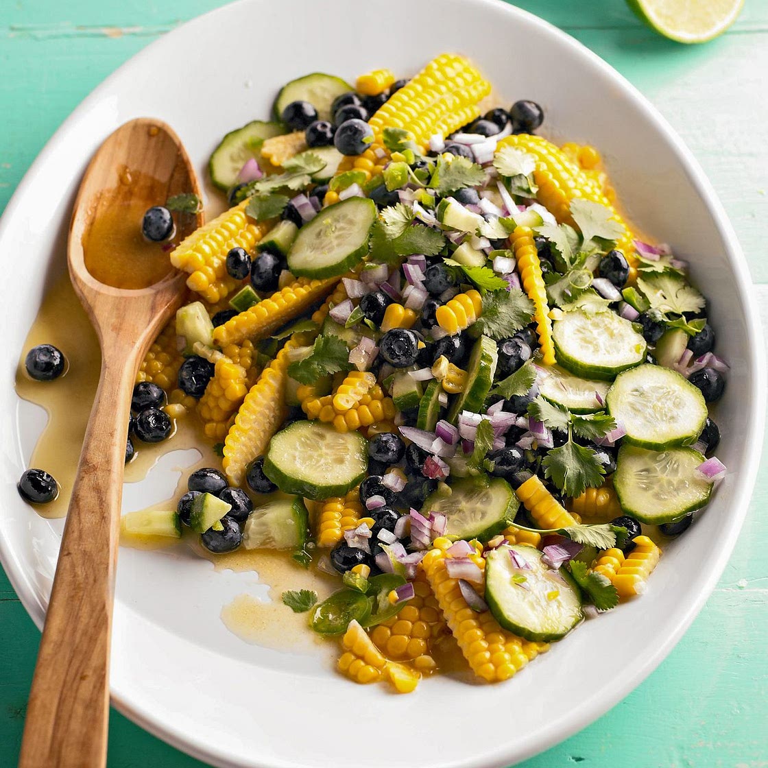 Corn and Blueberry Salad