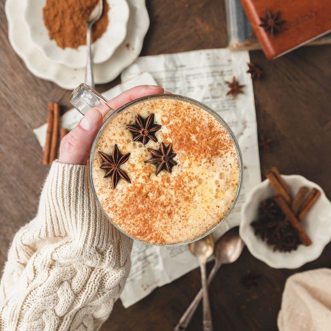 Homemade Brown Sugar Pumpkin Spice Latte