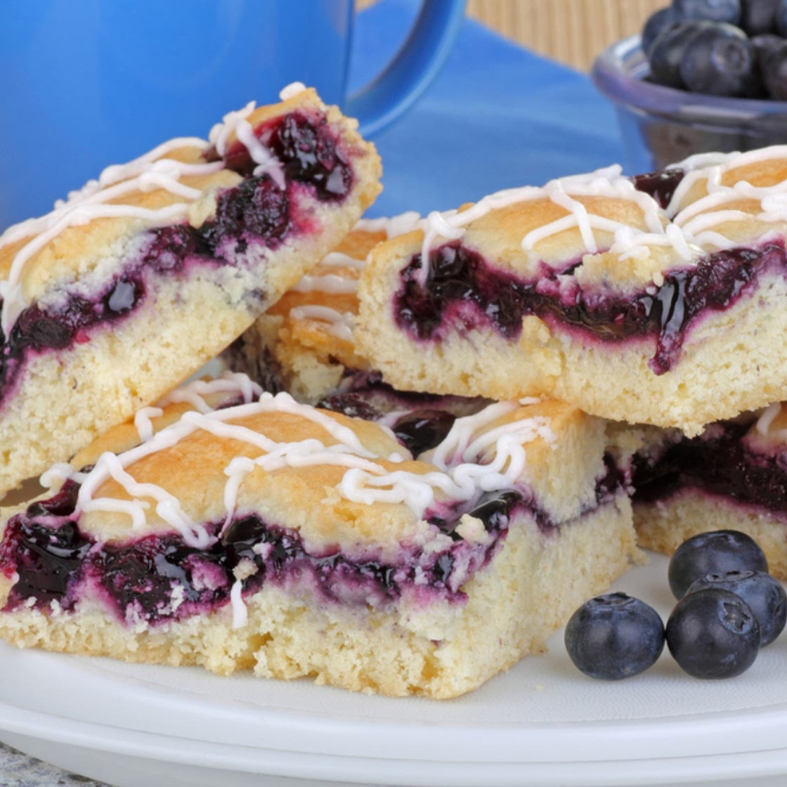 Blueberry Cake Bars