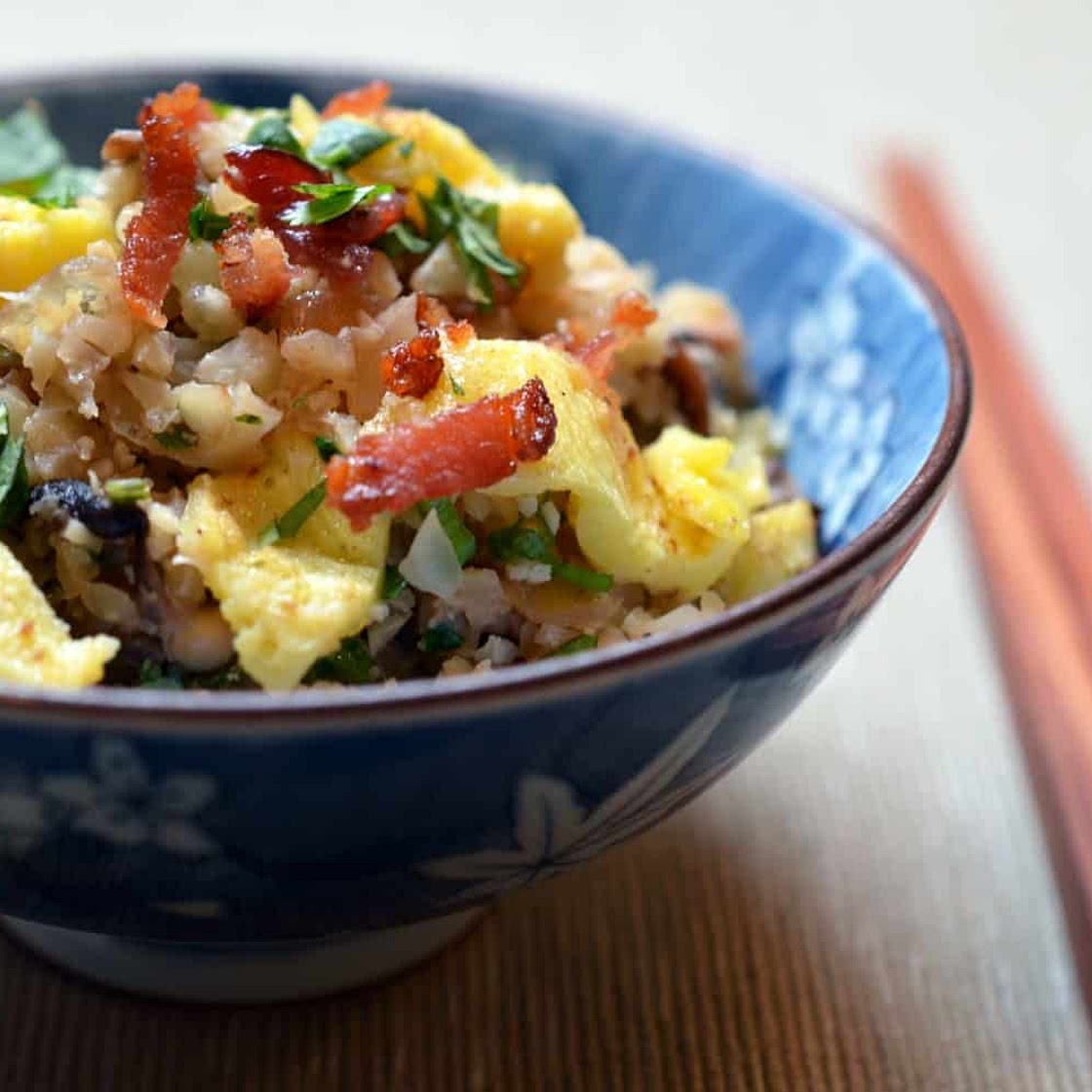 Asian Cauliflower Fried "Rice"