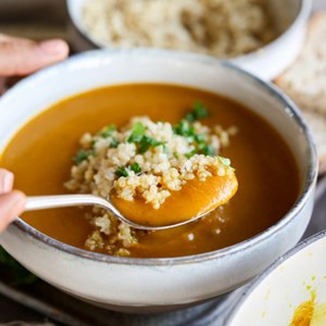 Curried Carrot & Potato Soup