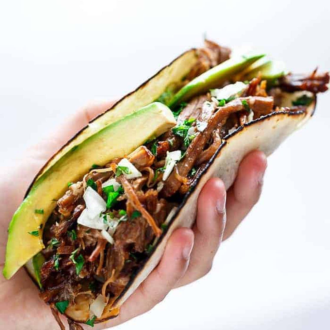 Slow Cooker Barbacoa Short Rib Tacos