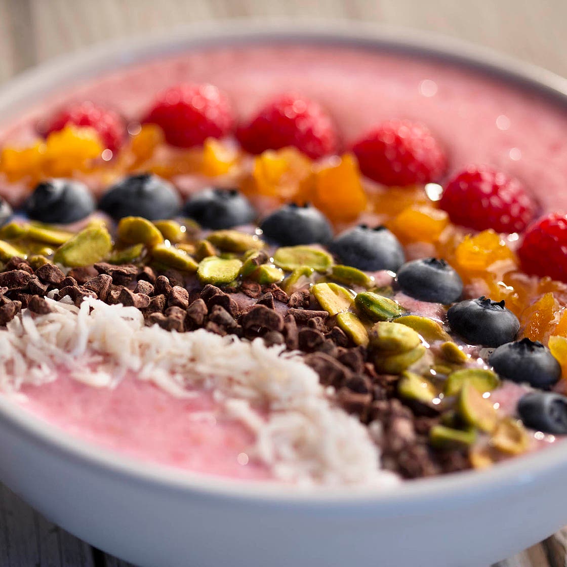 Berry Rainbow Smoothie Bowl