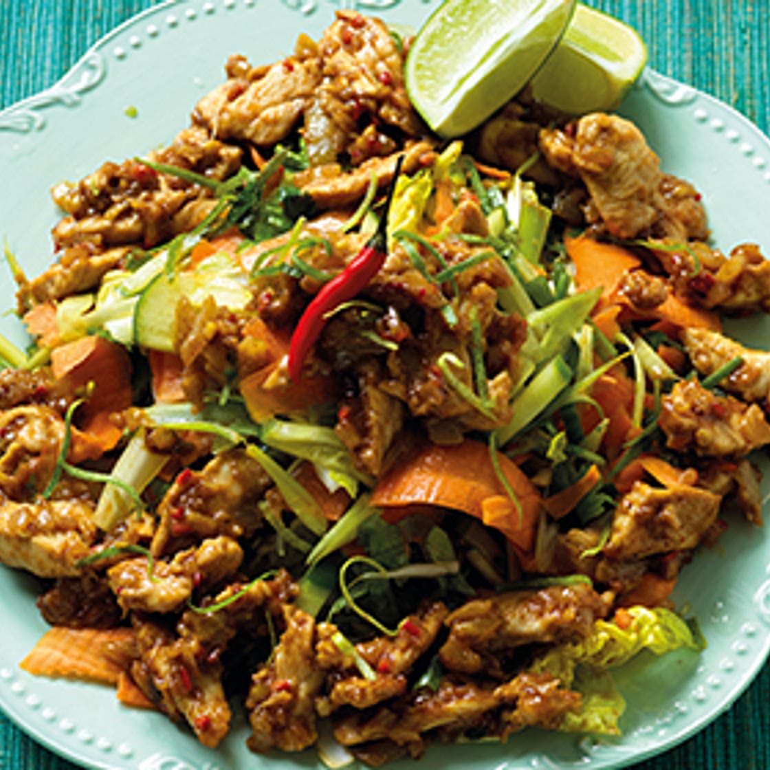 Bang bang chicken salad